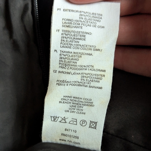 H&M Black Sequin Satin Dress Y2K Style - Picture 14 of 15